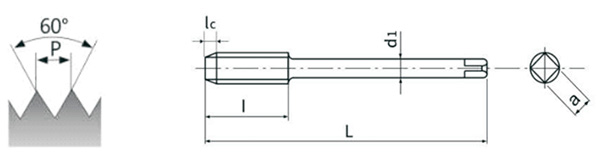  метчик MG21-18150 M18 шаг 1.50