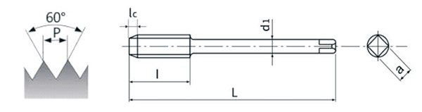  метчик MK10-05080 M5 шаг 0.80 Ручные метчики