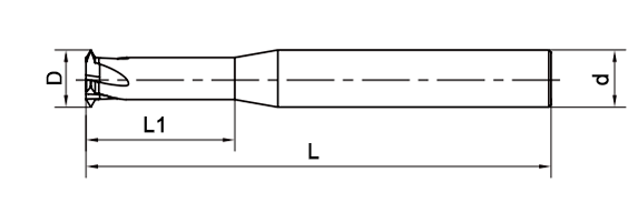 фреза монолитная