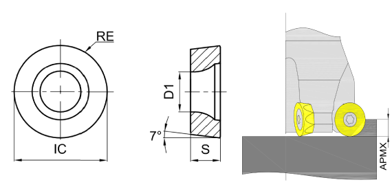 пластина фрезерная бренд TACTIC