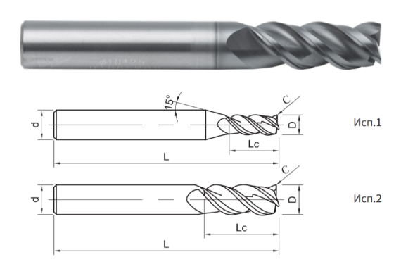 твердосплавная фреза серия PP300-C3