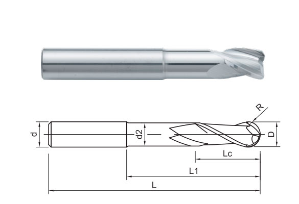 твердосплавная фреза серия SA300-BN2