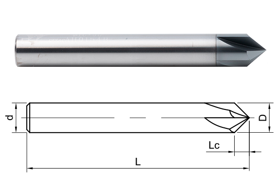 твердосплавная фреза серия UP210-L90