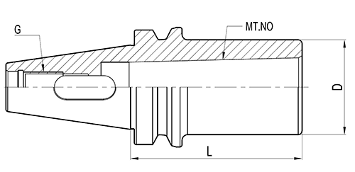 С конусом Морзе с плоским хвостовиком