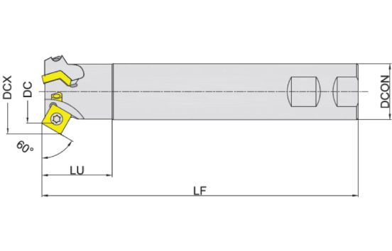 корпус фрезы Фрезерование фасок серия MCA160