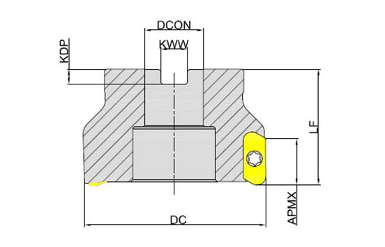 корпус фрезы Фрезерование уступов|Фрезерование уступов серия MEH190