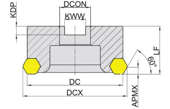 корпус фрезы Торцевое фрезерование серия MFB160