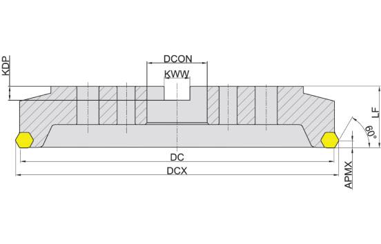 корпус фрезы Торцевое фрезерование серия MFB160