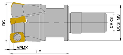корпус фрезы Hi-Feed серия MKC190