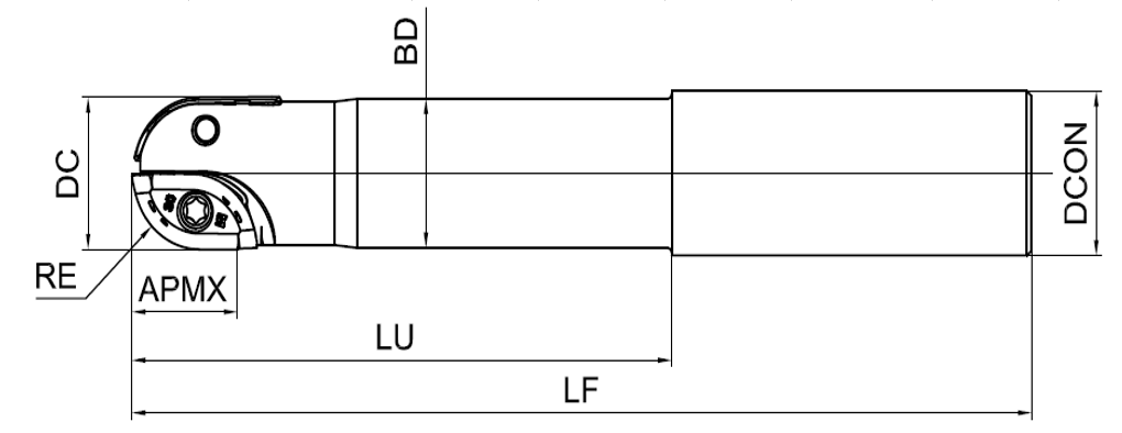 корпус фрезы Профильное фрезерование бренд GESAC