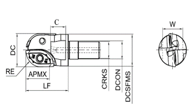 корпус фрезы Профильное фрезерование бренд GESAC