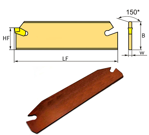 Отрезное лезвие SPB-S/SPB серия SPB