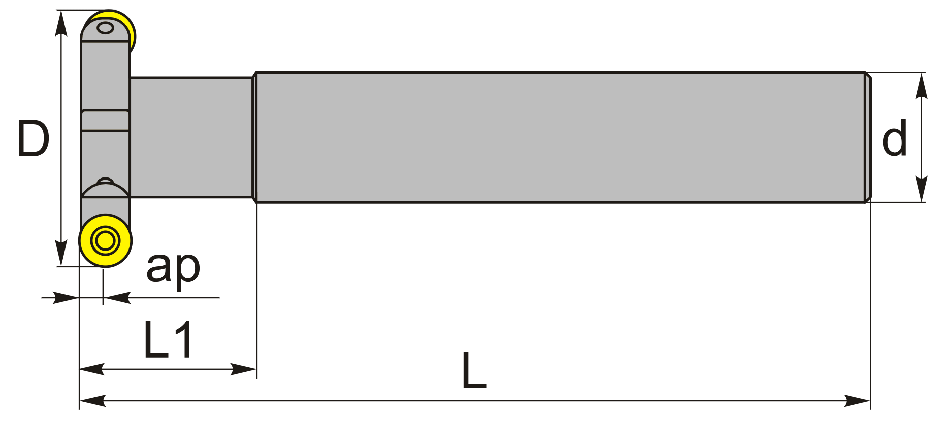 корпус фрезы Фрезерование пазов бренд TACTIC