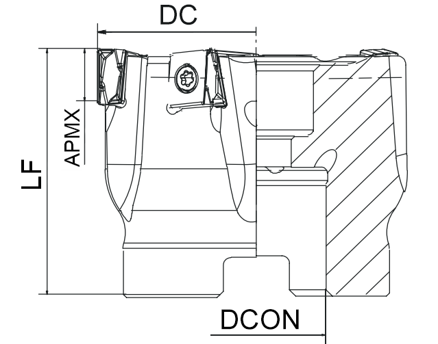 корпус фрезы бренд TACTIC
