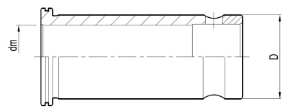 цанга цилиндрическая для гидропатрона