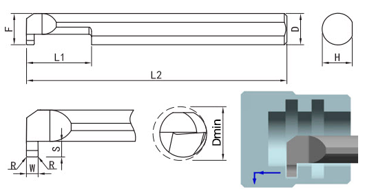 микрорезец твердосплавный cерия MGR