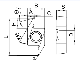пластина для токарных автоматов серии GSAB