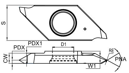 пластина для токарных автоматов серии GSTT