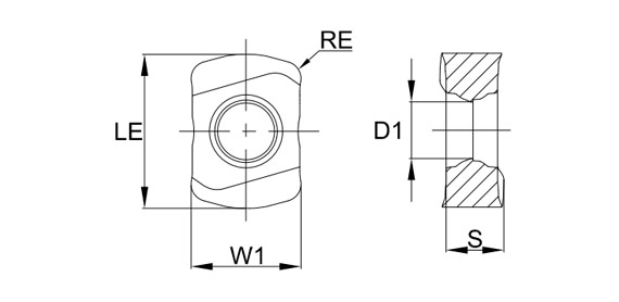 фрезерная пластина LNMX бренд GESAC