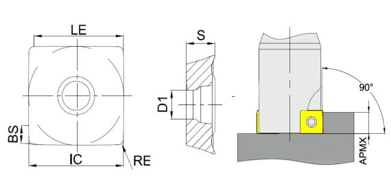 фрезерная пластина SDKT бренд GESAC