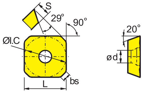 фрезерная пластина SE*T бренд ZCC-CT