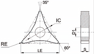 пластина токарная  бренд GESAC