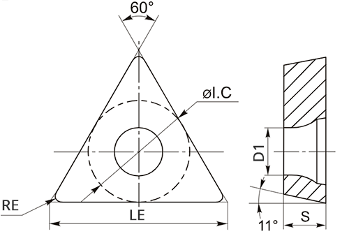 пластина токарная геометрия TP** бренд GESAC