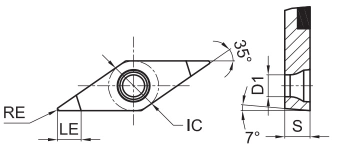 пластина токарная  бренд GESAC