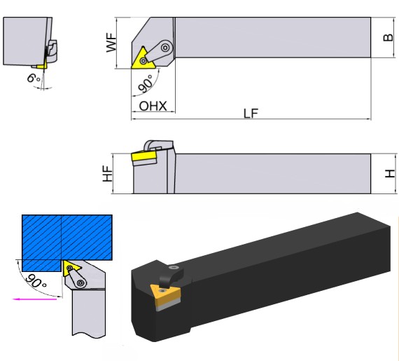 токарная державка MTGNR/L